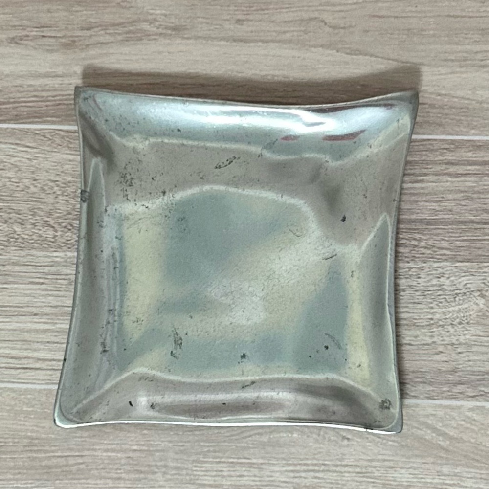 Vintage 90’s Pottery Barn pewter tray